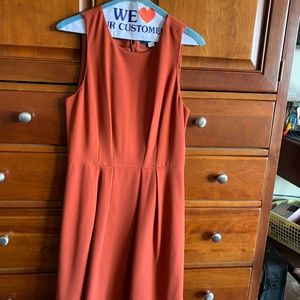 Rust color dress for work or play